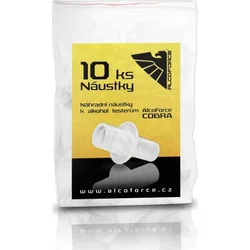 AlcoForce Náhradní náústek k alkoholtestru Alcoforce Cobra - 10ks naustek_10_cobra - Alkohol testery