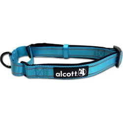 Alcott reflexní obojek pro psy, Martingale, modrý, velikost M