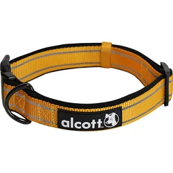 Alcott Reflexný obojok pre psov, Adventure, oranžový, veľkosť L