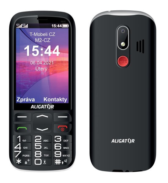 Aligator A830 čierny + nabíjací stojan