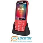Aligator A835 Senior červený + stolová nabíjačka