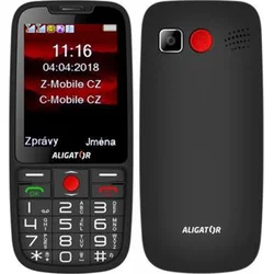 Aligator A890 GPS Senior černý