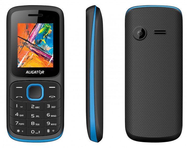 Aligator D210 Dual Sim černo-modrý - ROZBALENO