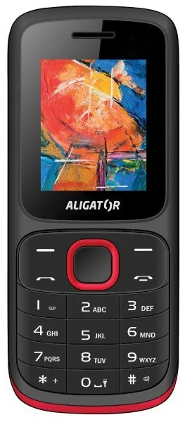 Aligátor D210 Dual Sim čierno-červený AD210BR