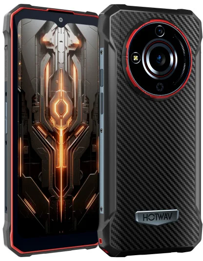 ALIGATOR Hotwav T7 4+128GB čierno-červená