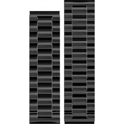 Aligator kovový řemínek 22mm, černý