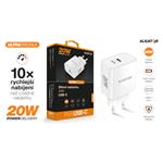 ALIGATOR PD 20W rýchlonabíjačka USB-C, biela