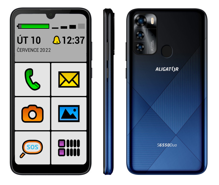 ALIGATOR S6550 SENIOR modrá