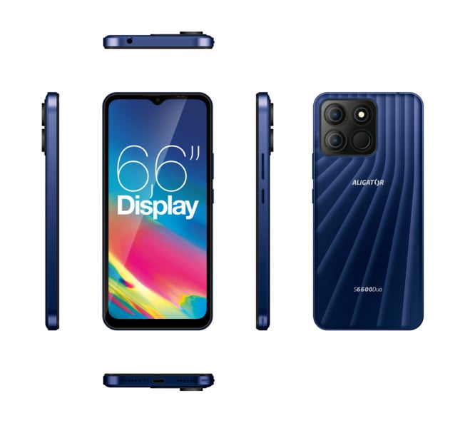 ALIGATOR S6600 Duo 4+64GB modrá