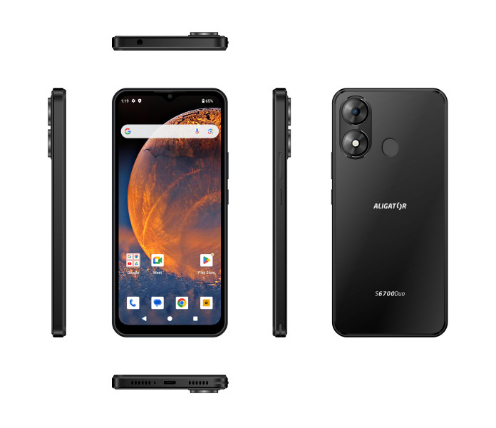 ALIGATOR S6700 Duo 4+128 GB čierna