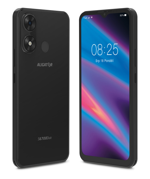 ALIGATOR S6700 Duo 4+128 GB čierna