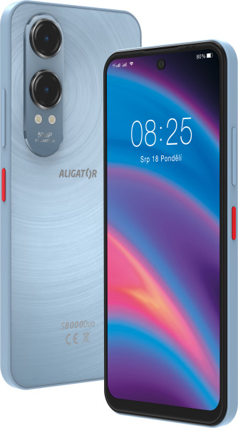 ALIGATOR S8000 Duo 4+128GB modrý