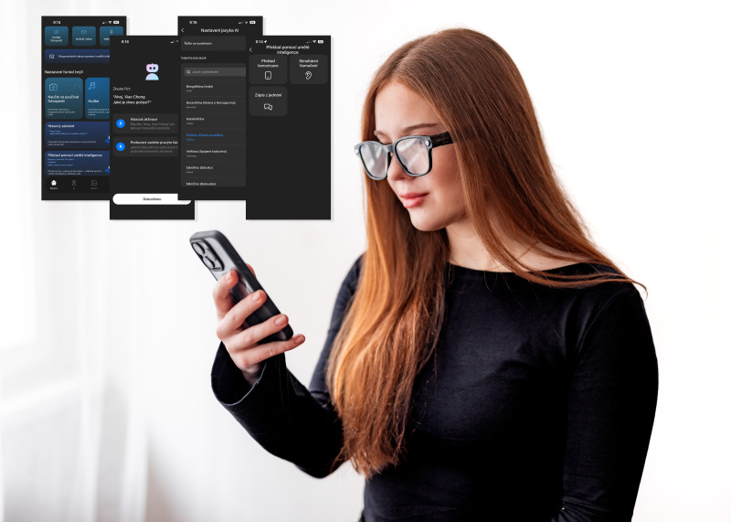 ALIGATOR Smart Glasses černé