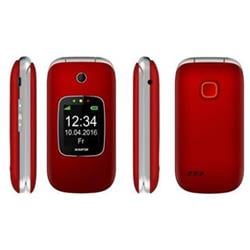 ALIGATOR V650 Senior červeno-stříbrný + stolní nabíječka AV650RS - Mobilní telefony