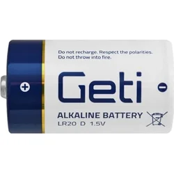 Alkalická batéria D (LR20) Geti 1Ks