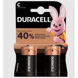 Alkalická batéria Duracell Basic, 2 ks (C)