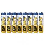 Alkalická batéria GP Ultra Plus AAA (LR03) 8Ks