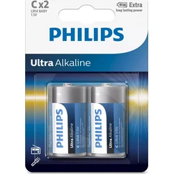 Alkalická batéria PHILIPS LR14E2B/10 Ultra, C