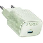 Anker 511 Nano 4 30W nabíjačka USB-C zelená