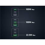 Anker 737 GaN III 3-portová 120W nabíjačka 2xUSB-C (100W) + 1xUSB-A (22,5W)