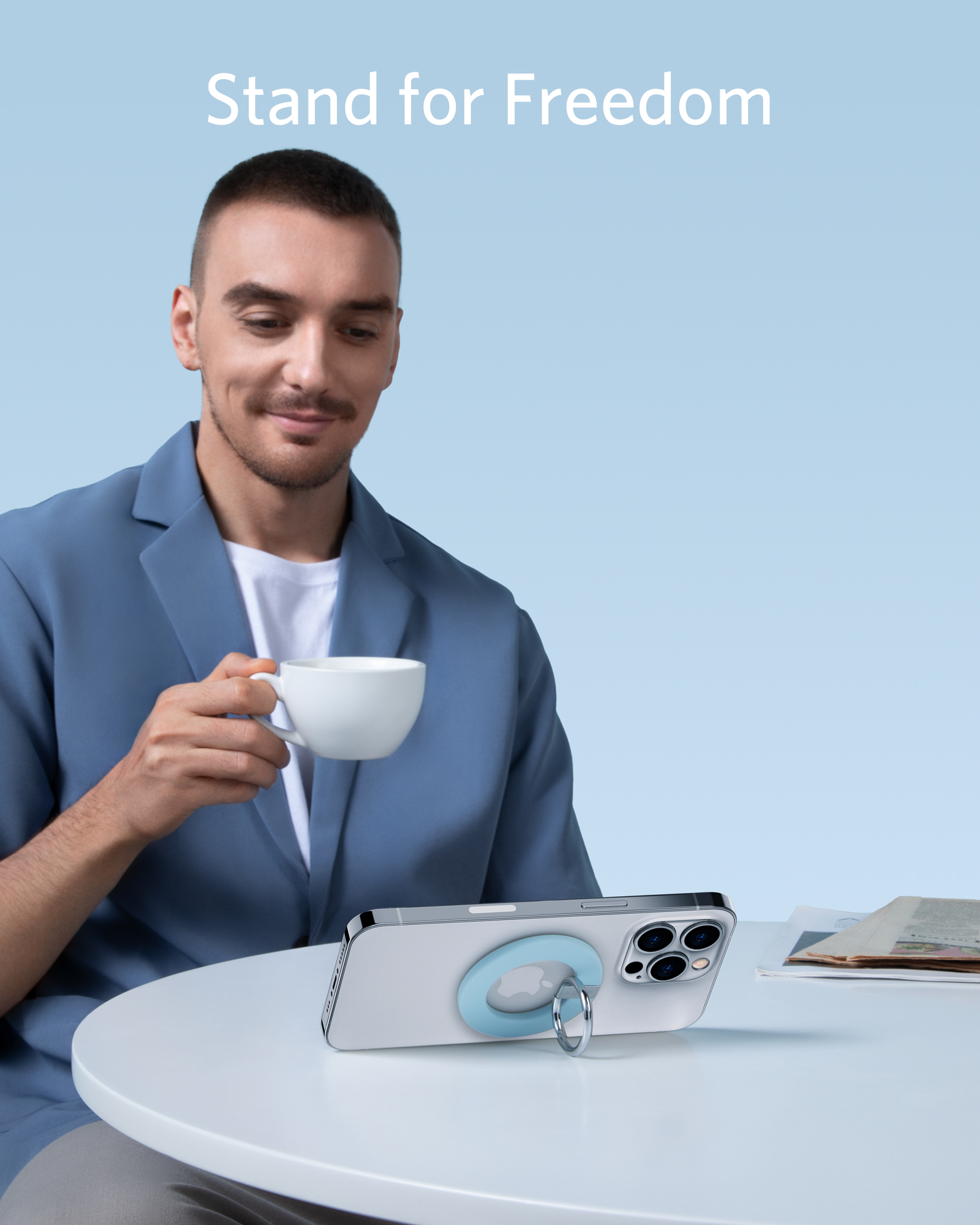 Anker Mag Go Ring Holder, Blue (A25A0G31) TSBOHEMIA.CZ