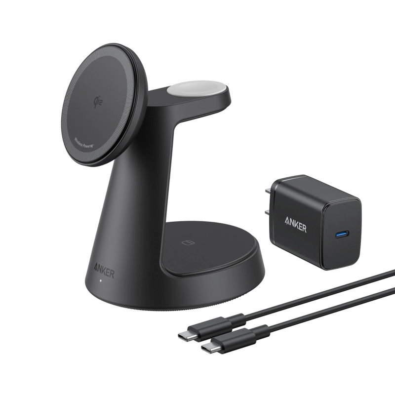 Anker MagGo B25M4 15W bezdrôtová nabíjačka čierna