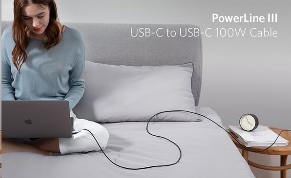 Anker PowerLine III USB-C - USB-C 100W 2.0 kábel 1,8 m