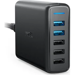 Anker PowerPort 5, čierna