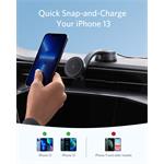 Anker PowerWave Mag Go Car Charging Mount, Black