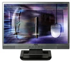 AOC 19'' LCD 916Swa 1440x900, 2000:1, 5ms, Repro, silver-black