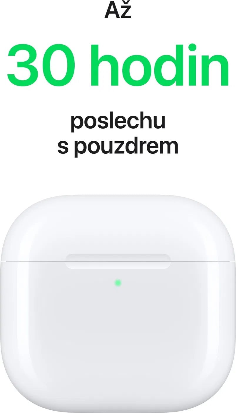Apple AirPods 4 s aktivním potlačováním hluku (ANC)