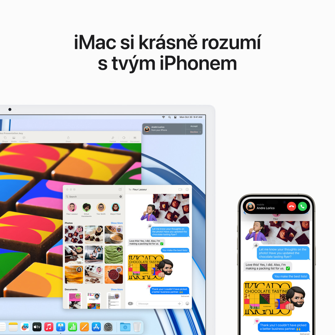 Apple iMac 24" M3 CZ Modrý (MQRQ3CZ/A)