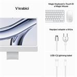 Apple iMac 24" M3 CZ Stříbrný (MQRK3CZ/A)
