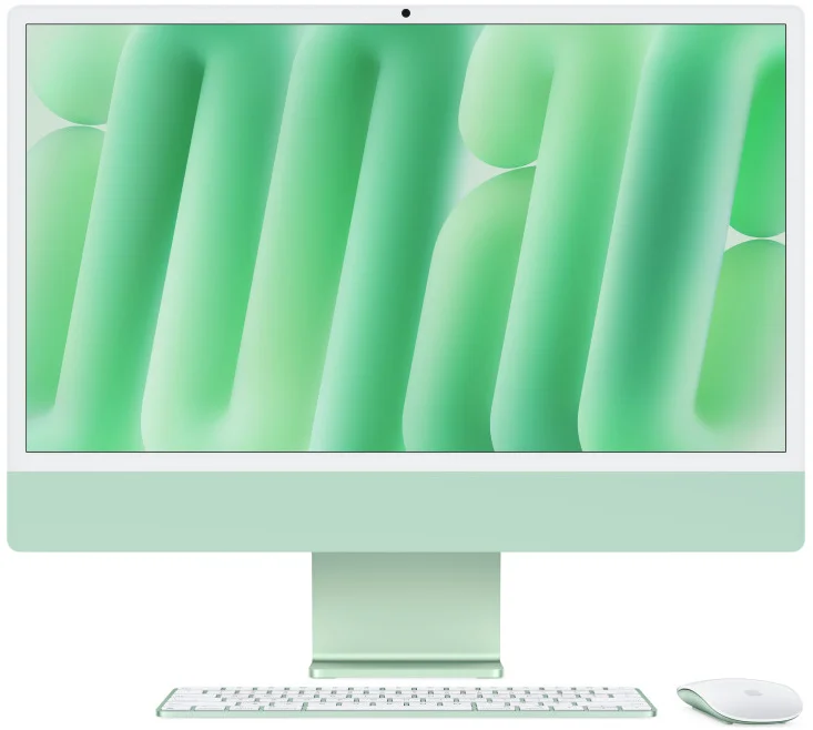 Apple iMac 24" M4 chip 8core CPU/8core GPU,16GB,256GB SSD,Green
