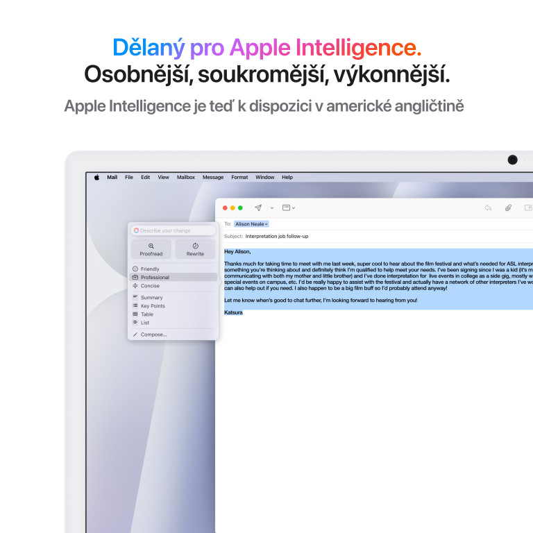 Apple iMac 24" M4 čip 8jadrový CPU/8jadrový GPU,16 GB,256 GB SSD,Strieborný