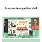 Apple iMac 24" M4 čip 8jadrový CPU/8jadrový GPU,16 GB,256 GB SSD,Zelený