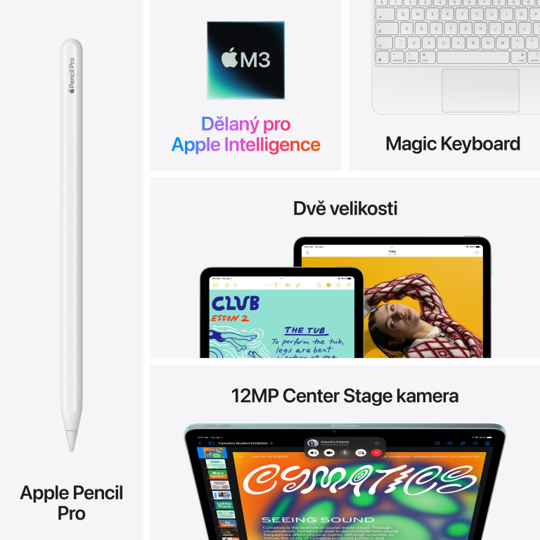 Apple iPad Air M3 2025 11" Wi-Fi + mobilný 512 GB modrý