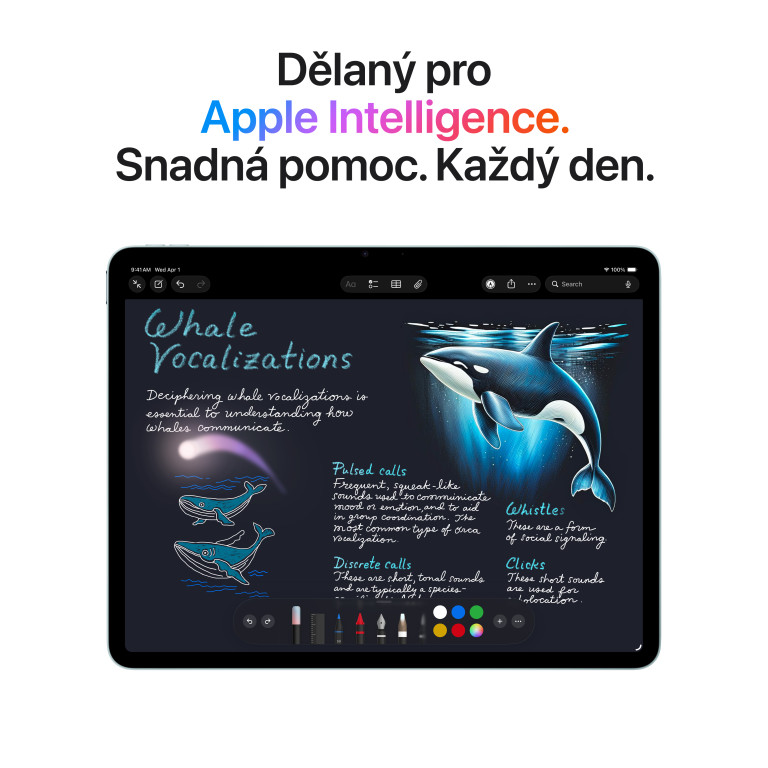 Apple iPad Air M4 11" Wi-Fi 128 GB, sivý