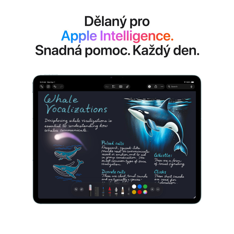Apple iPad Air M4 11" Wi-Fi + Cellular 128 GB, fialový