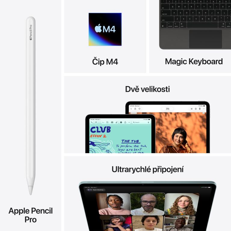 Apple iPad Air M4 11" Wi-Fi + Cellular 128 GB, fialový