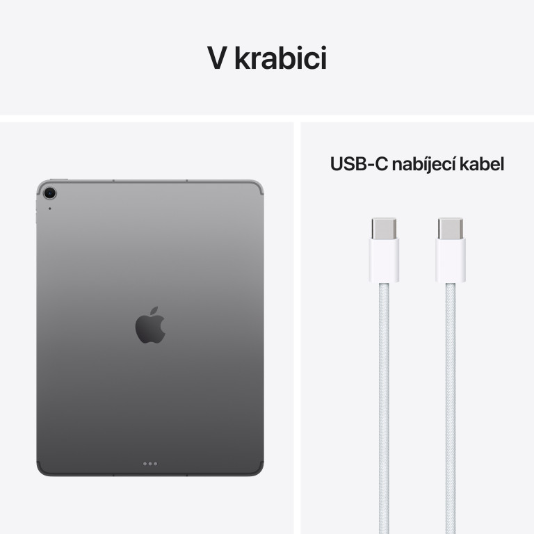 Apple iPad Air M4 13" Wi-Fi + Cellular 1TB, sivý
