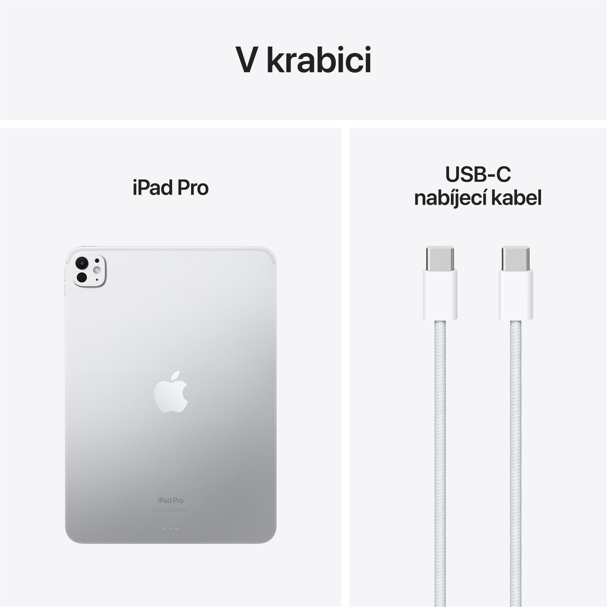 Apple iPad Pro M4 2024 11" Wi-Fi 1TB strieborný (MVVF3HC/A)