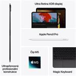 Apple iPad Pro M5 13" Wi-Fi + Cellular 1TB s nanotextúrou, strieborný