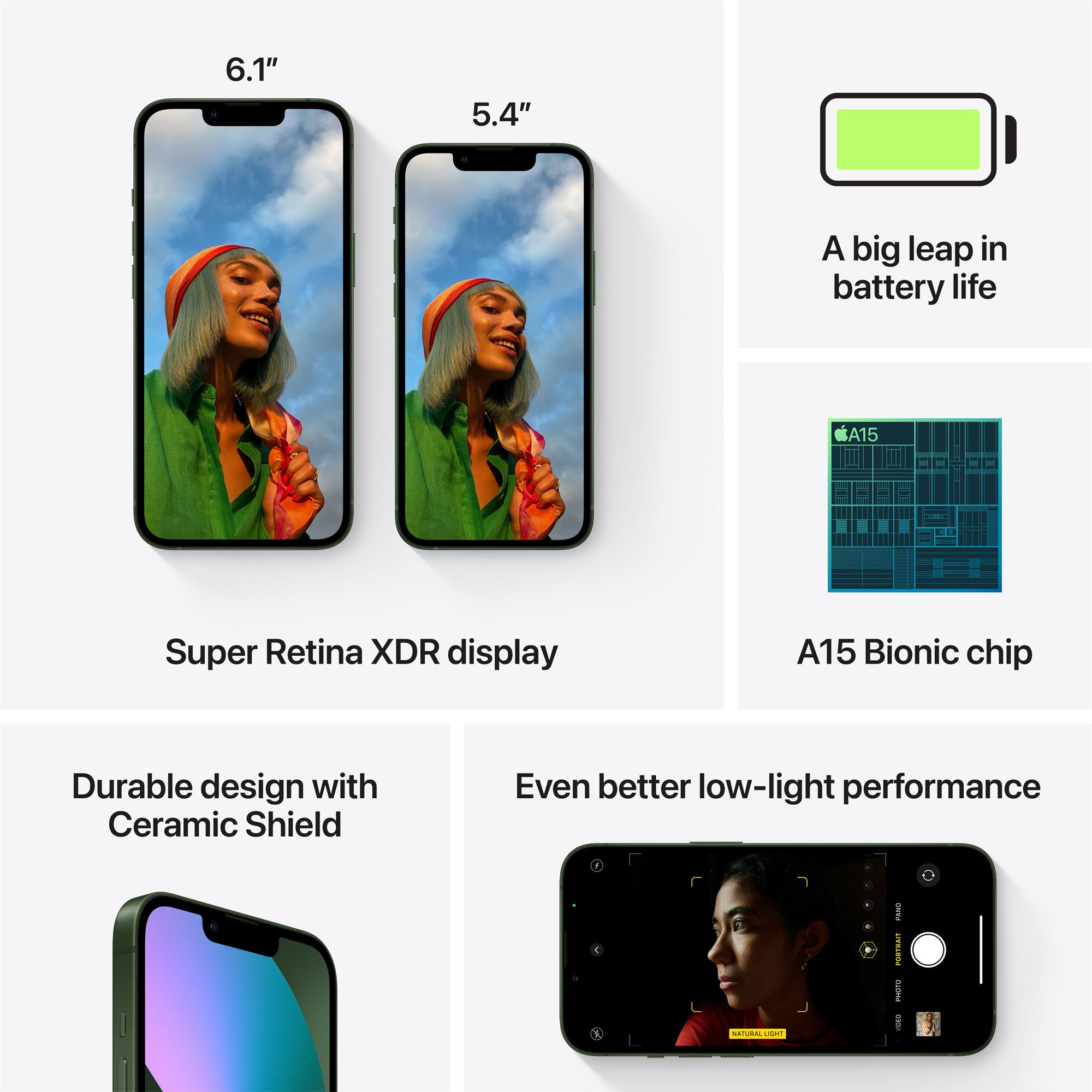 APPLE iPhone 13 256GB zelený (mngl3cn/a)