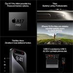 Apple iPhone 15 Pro 128 GB biely