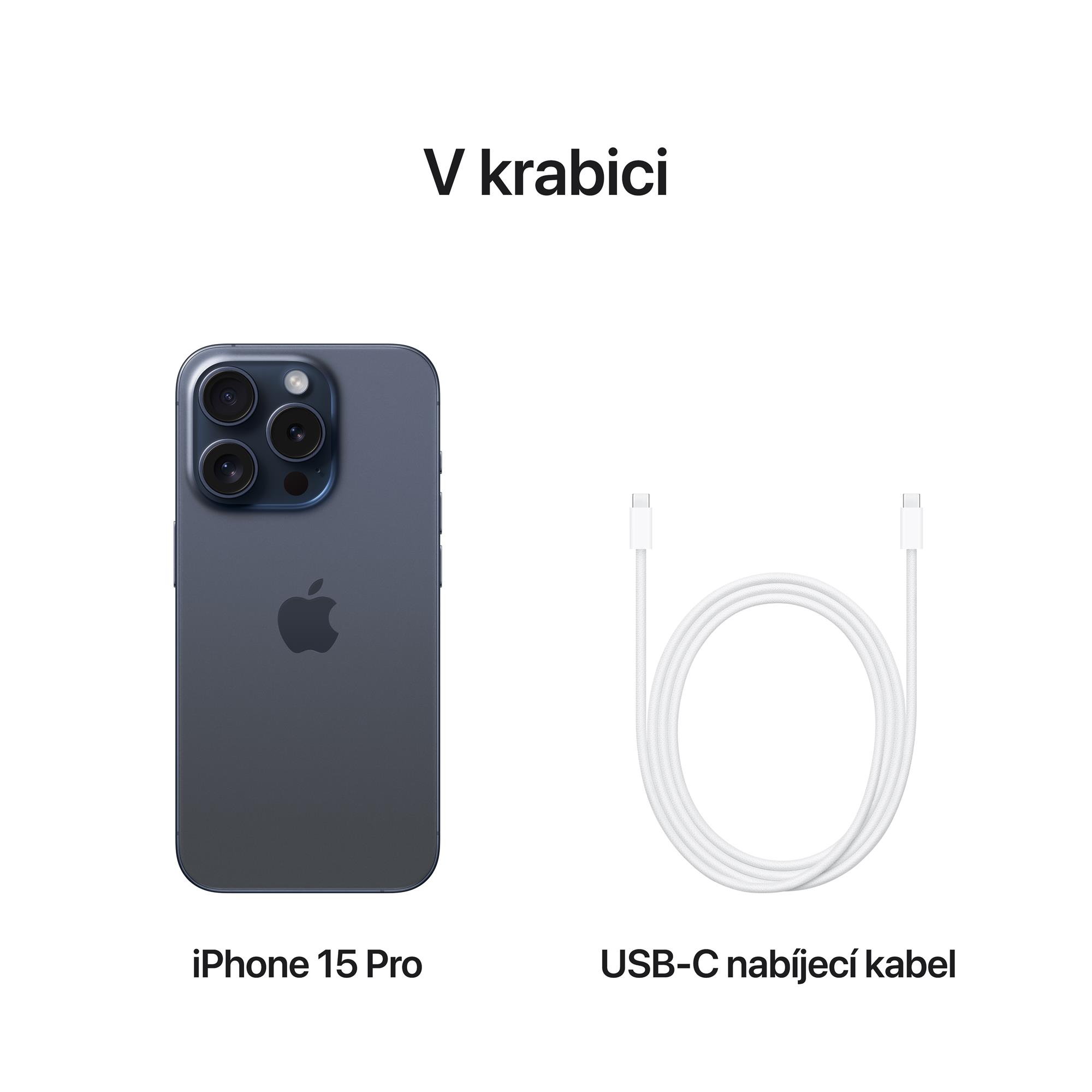 Apple iPhone 15 Pro 128 GB modrý