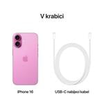 Apple iPhone 16 128GB ružová