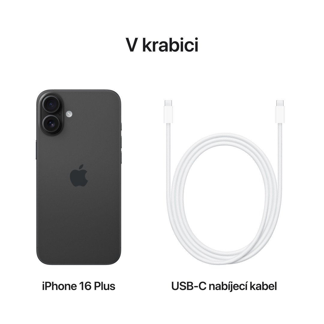 Apple iPhone 16 Plus 512 GB čierny