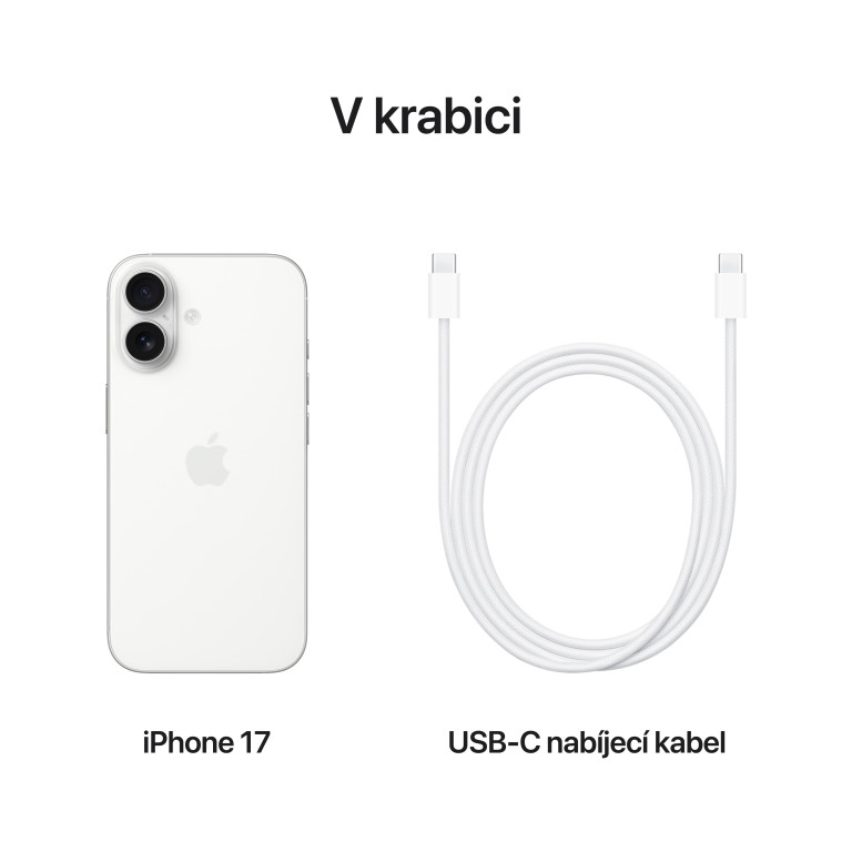 Apple iPhone 17 512GB bílá