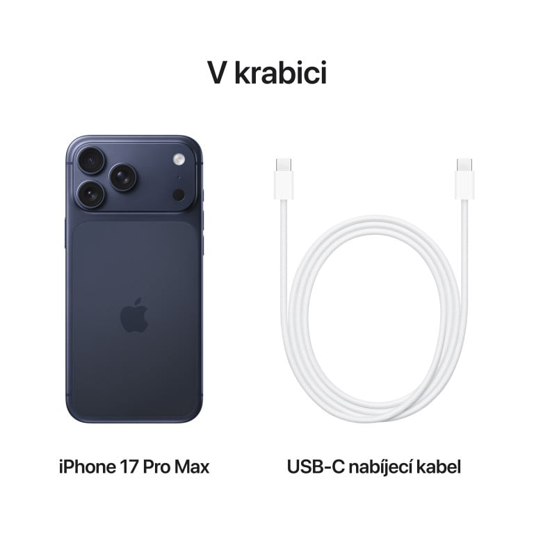 Apple iPhone 17 Pro Max 1TB tmavomodrý